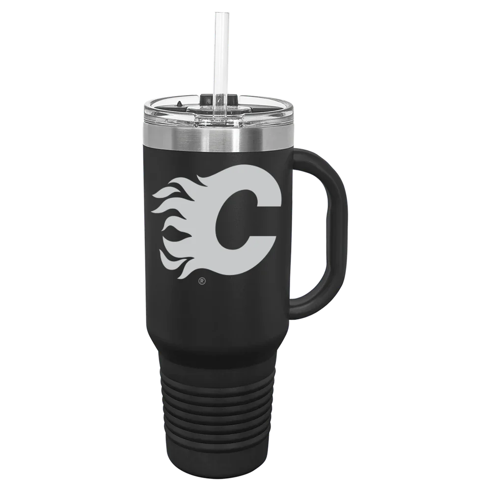 Calgary Flames Polar Camel 40 oz. Travel Mug with Snap Lid & Straw