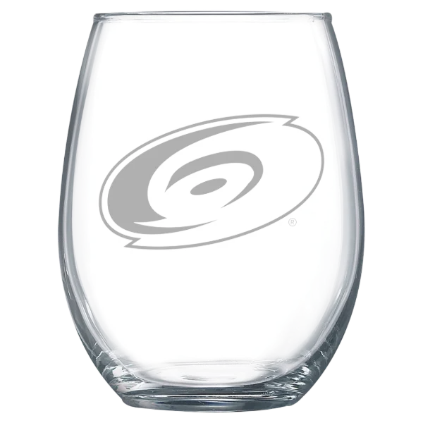 Carolina Hurricanes Polar Camel 15 oz. Stemless Wine Glass