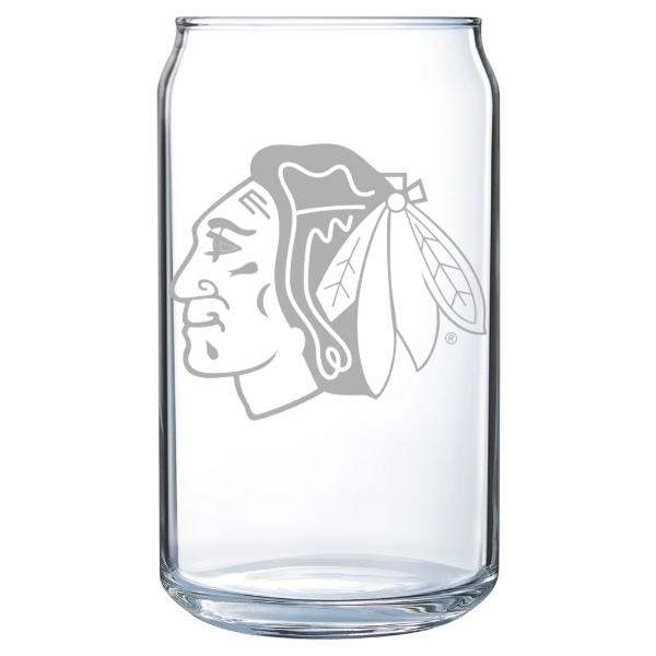 Chicago Blackhawks Polar Camel 16 oz. Can Glass