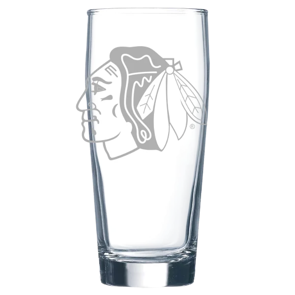 Chicago Blackhawks Polar Camel 16 oz. Willi Becher Beer Glass