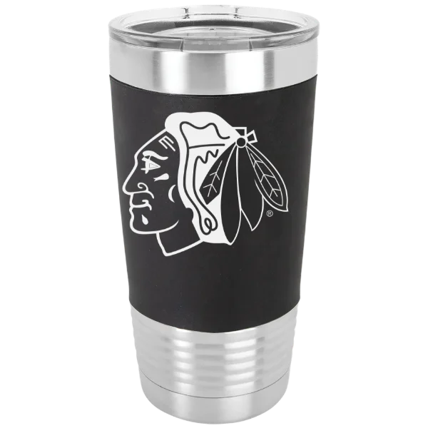 Chicago Blackhawks Polar Camel 20 oz. Silicone Grip Tumbler with Standard Lid