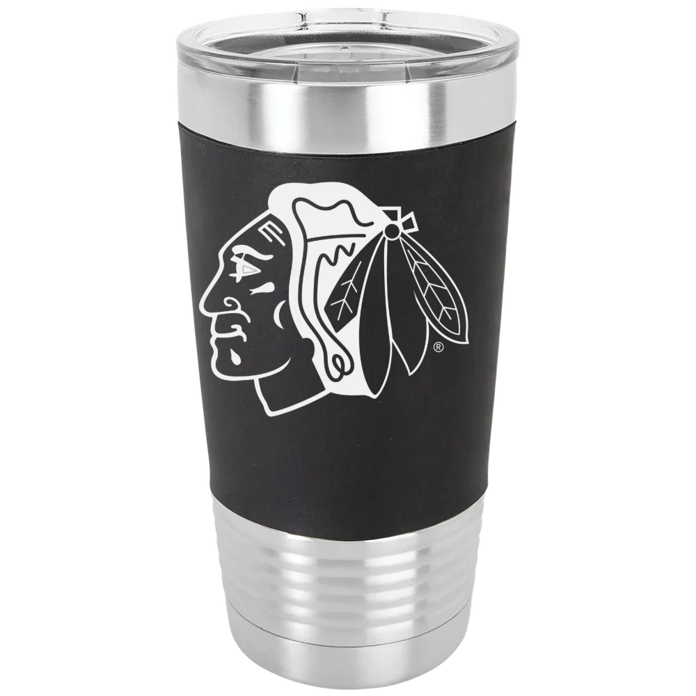 Chicago Blackhawks Polar Camel 20 oz. Silicone Grip Tumbler with Standard Lid