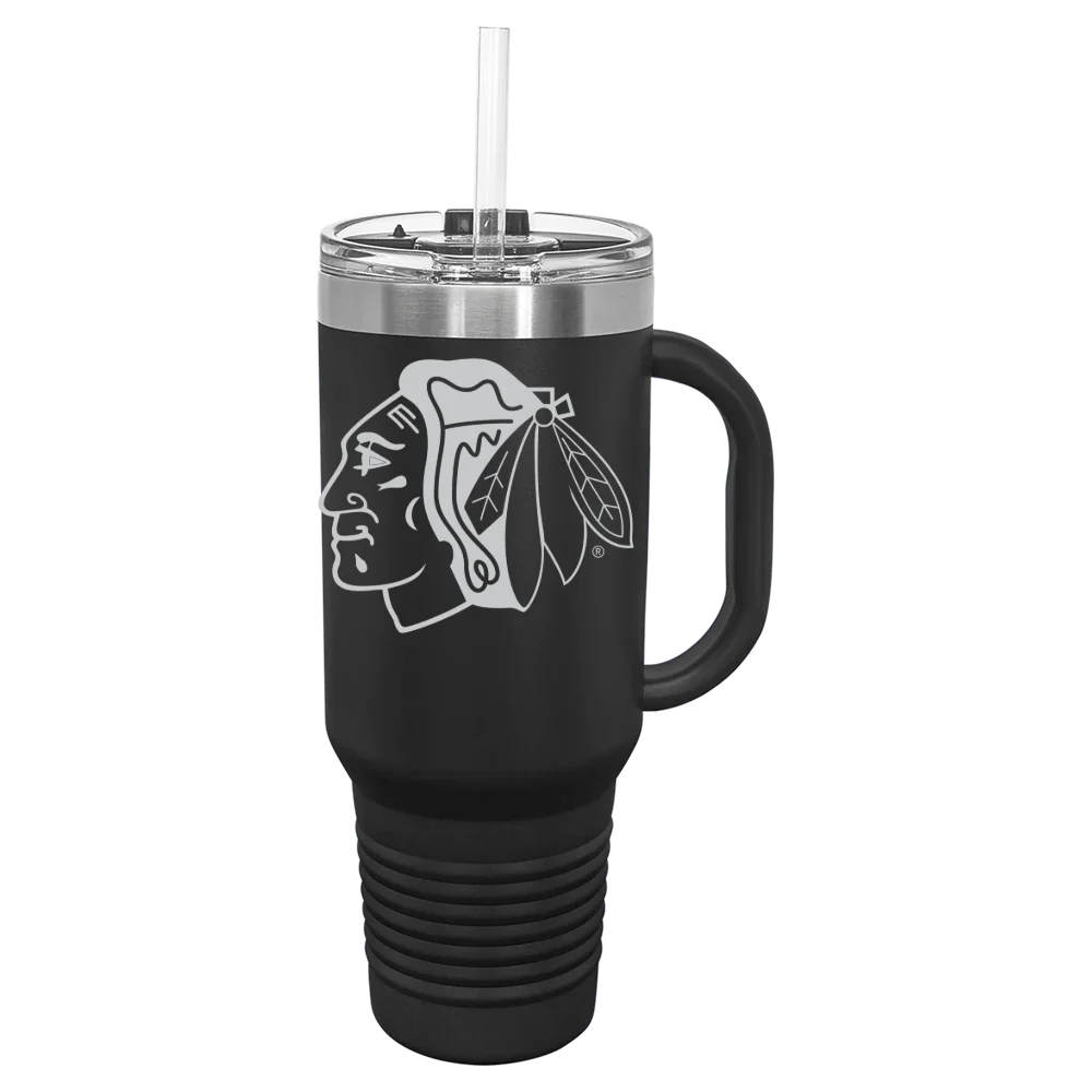 Chicago Blackhawks Polar Camel 40 oz. Travel Mug with Snap Lid & Straw