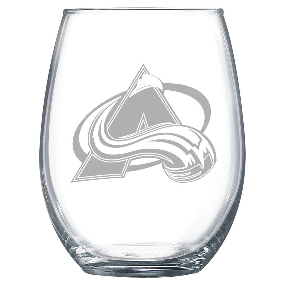 Colorado Avalanche Polar Camel 15 oz. Stemless Wine Glass