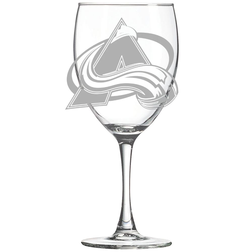 Colorado Avalanche Polar Camel 10 1/2 oz. Wine Glass