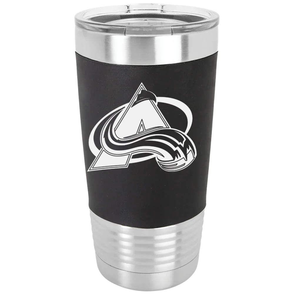 Colorado Avalanche Polar Camel 20 oz. Silicone Grip Tumbler with Standard Lid