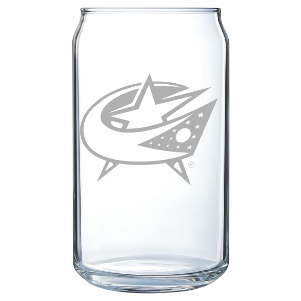Columbus Blue Jackets Polar Camel 16 oz. Can Glass