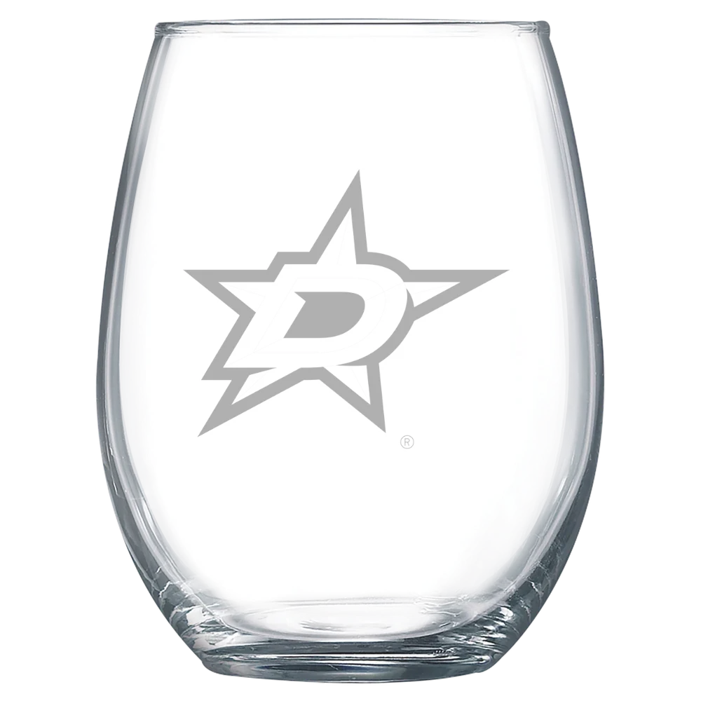 Dallas Stars Polar Camel 15 oz. Stemless Wine Glass