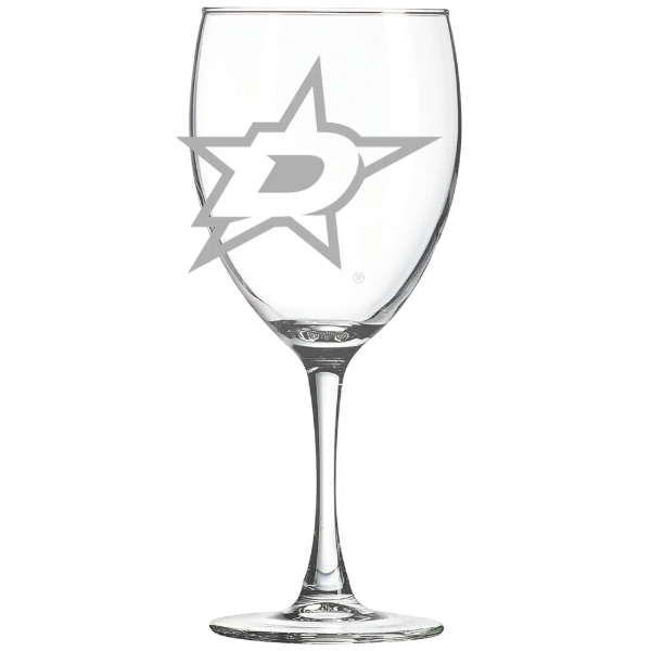 Dallas Stars Polar Camel 10 1/2 oz. Wine Glass