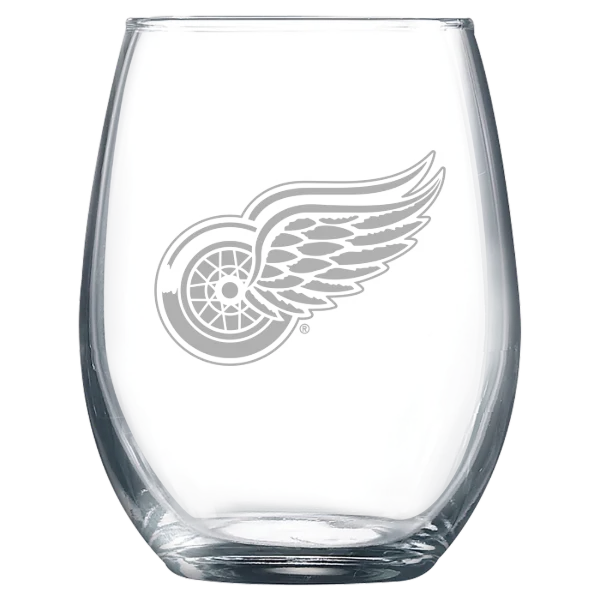 Detroit Red Wings Polar Camel 9 oz. Stemless Wine Glass