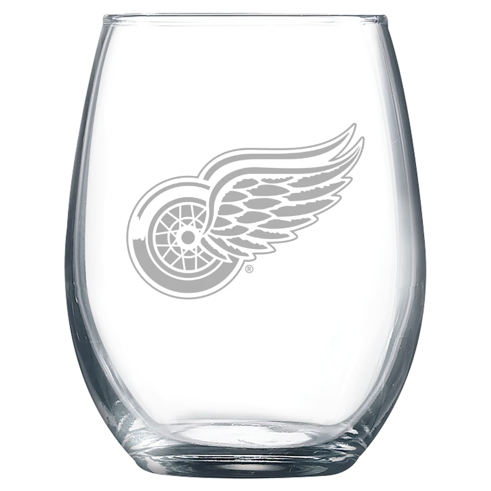 Detroit Red Wings Polar Camel 9 oz. Stemless Wine Glass