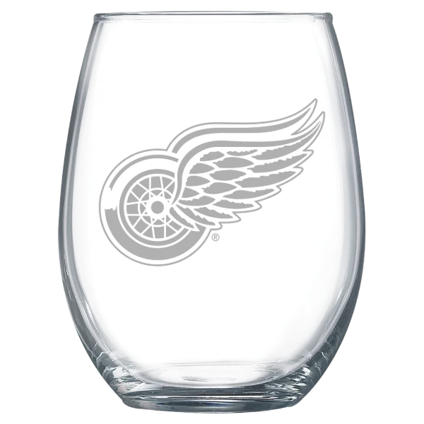 Detroit Red Wings Polar Camel 15 oz. Stemless Wine Glass
