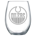 Edmonton Oilers Polar Camel 15 oz. Stemless Wine Glass