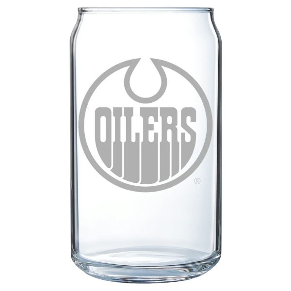 Edmonton Oilers Polar Camel 16 oz. Can Glass