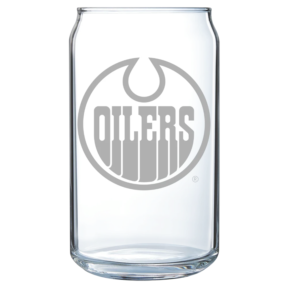 Edmonton Oilers Polar Camel 16 oz. Can Glass