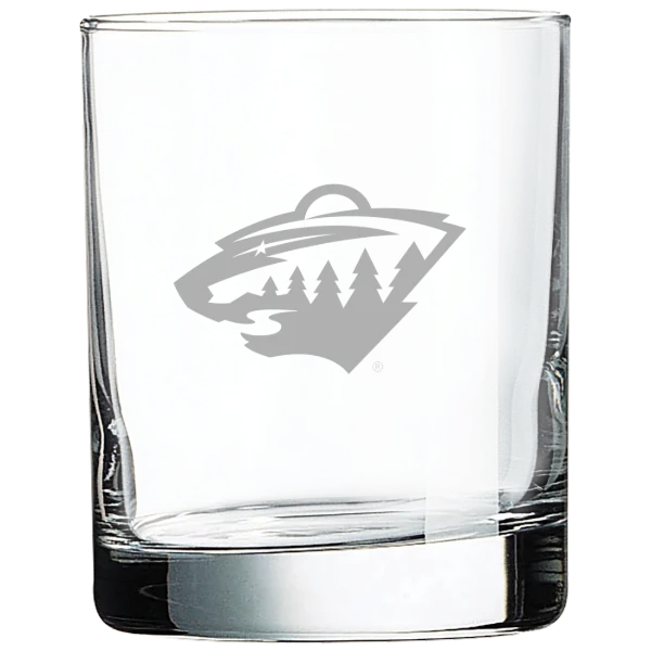 Minnesota Wild Polar Camel 10 1/2 oz. On The Rocks Glass