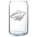Minnesota Wild Polar Camel 16 oz. Can Glass