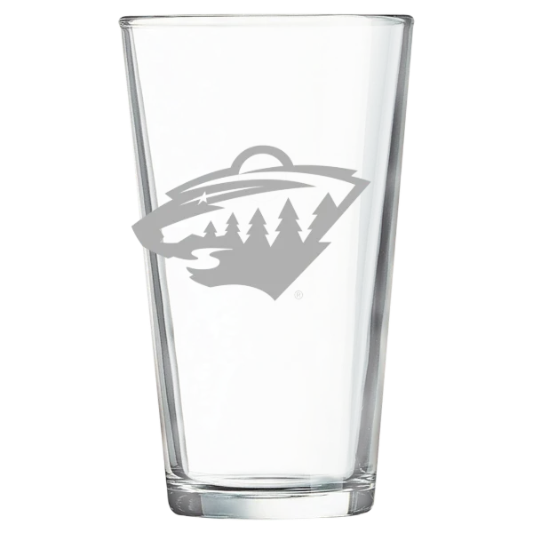 Minnesota Wild Polar Camel 16 oz. Pint Mixing Glass