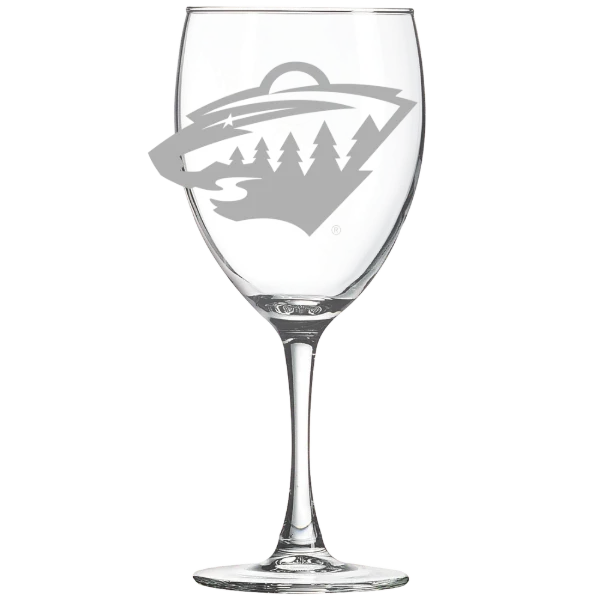 Minnesota Wild Polar Camel 10 1/2 oz. Wine Glass