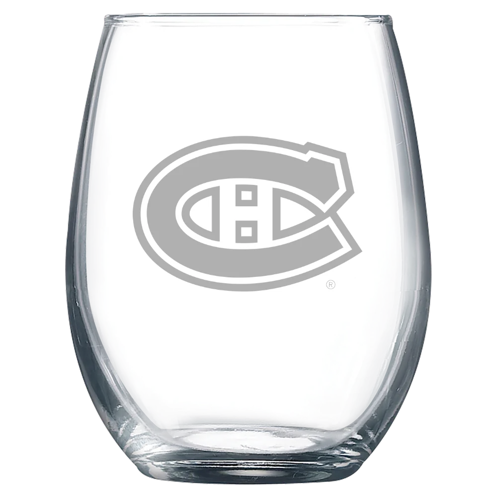 Montreal Canadiens Polar Camel 9 oz. Stemless Wine Glass