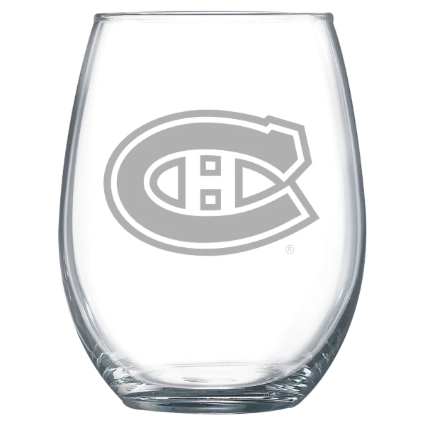 Montreal Canadiens Polar Camel 15 oz. Stemless Wine Glass