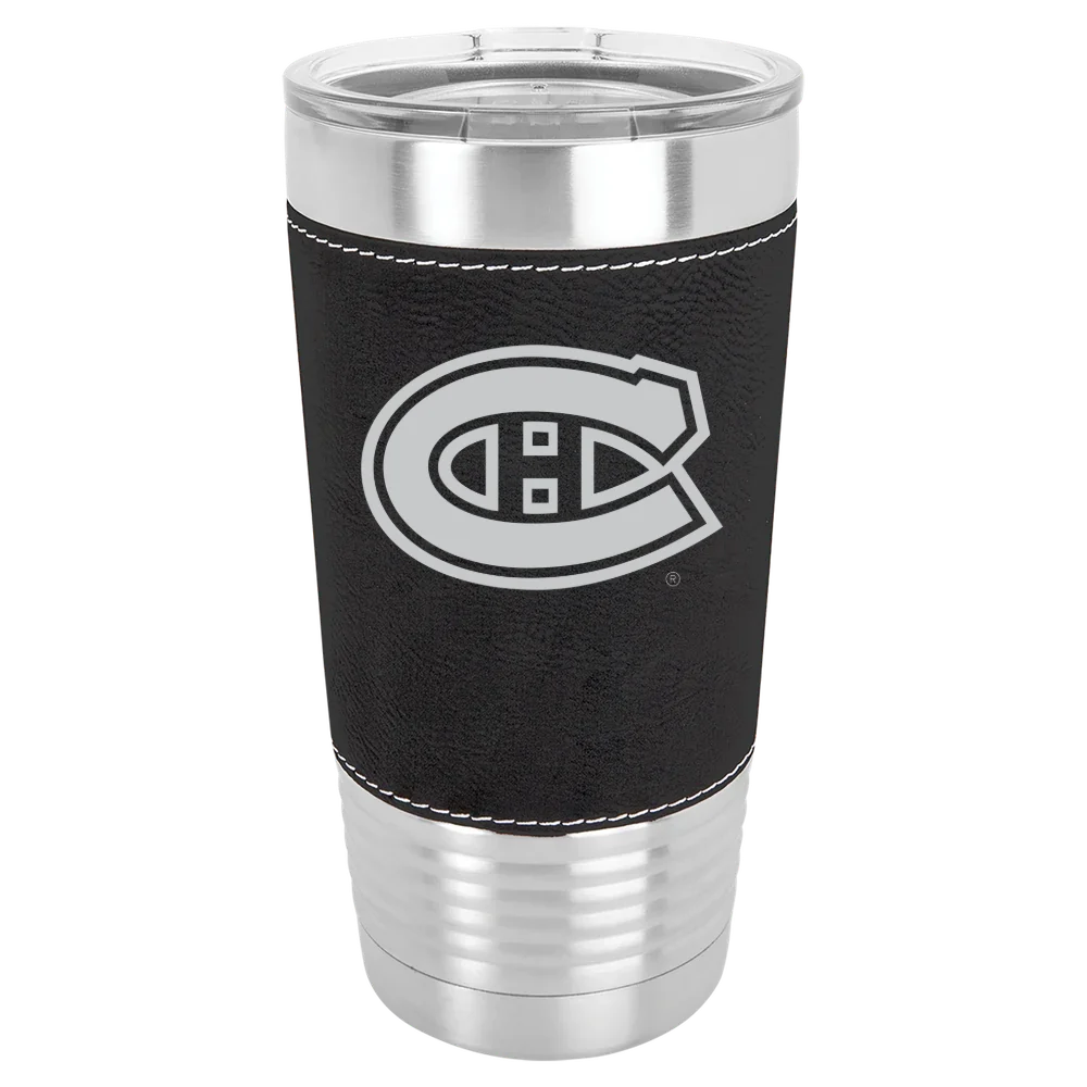 Montreal Canadiens Polar Camel 20 oz. Leatherette Grip Tumbler with Standard Lid