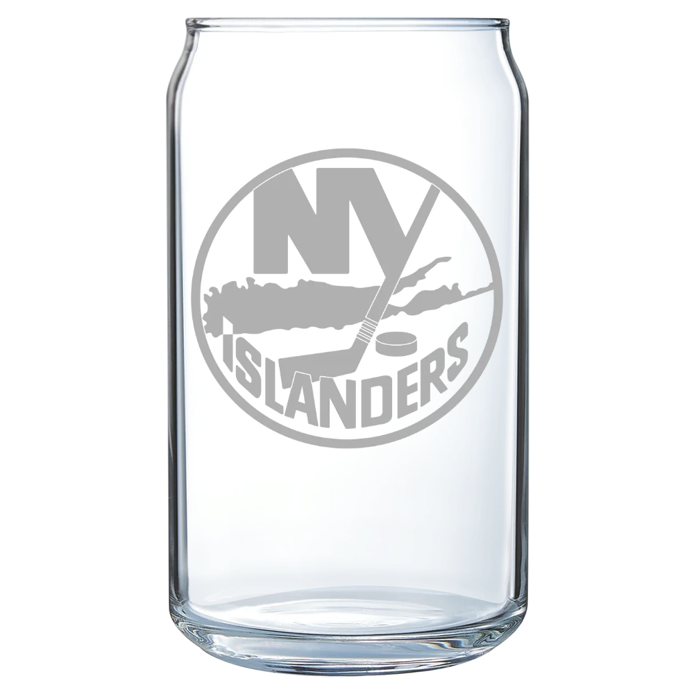 New York Islanders Polar Camel 16 oz. Can Glass