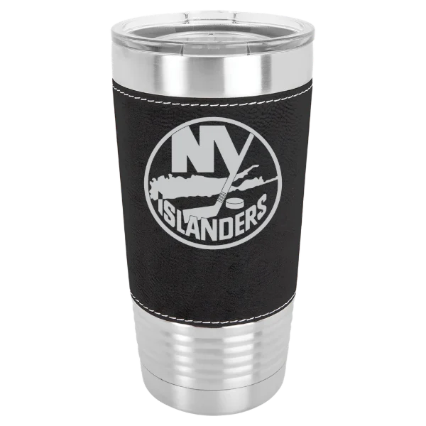 New York Islanders Polar Camel 20 oz. Leatherette Grip Tumbler with Standard Lid