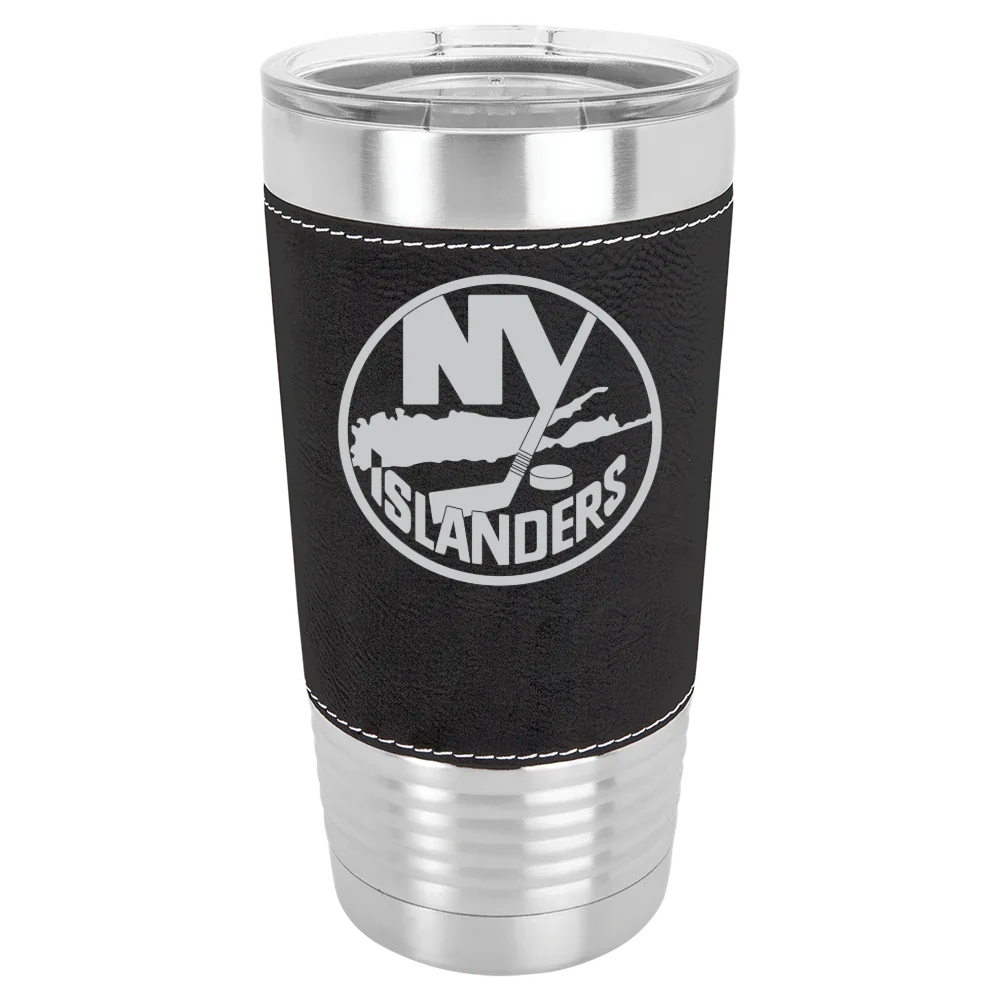 New York Islanders Polar Camel 20 oz. Leatherette Grip Tumbler with Standard Lid