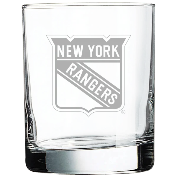 New York Rangers Polar Camel 10 1/2 oz. On The Rocks Glass