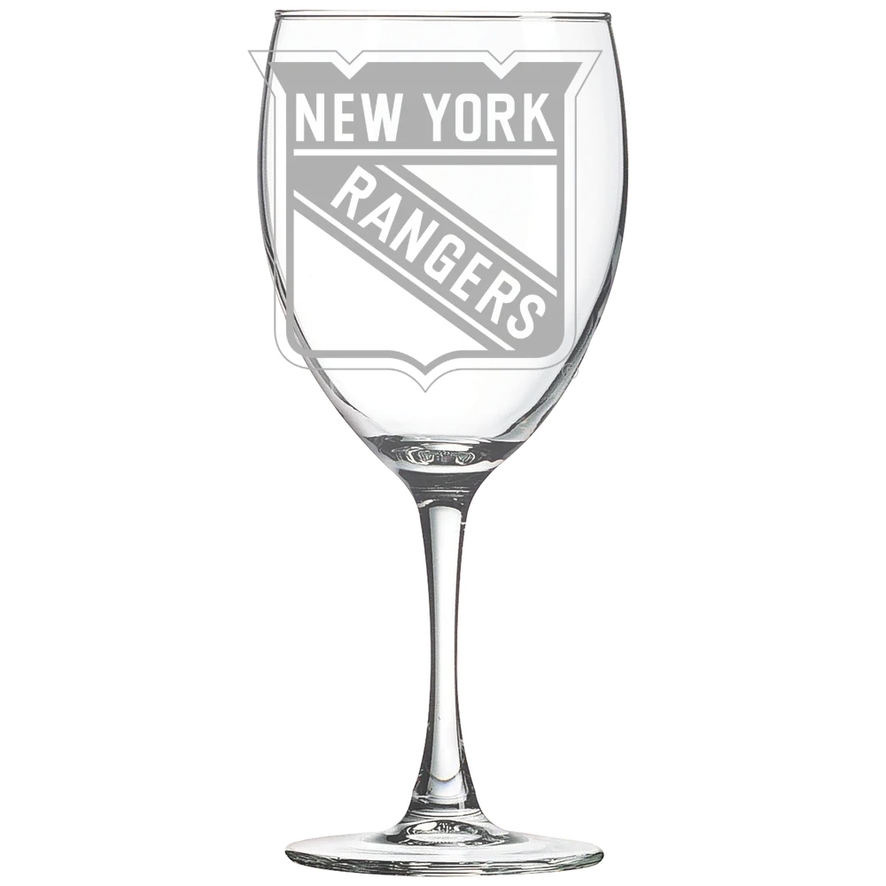 New York Rangers Polar Camel 10 1/2 oz. Wine Glass