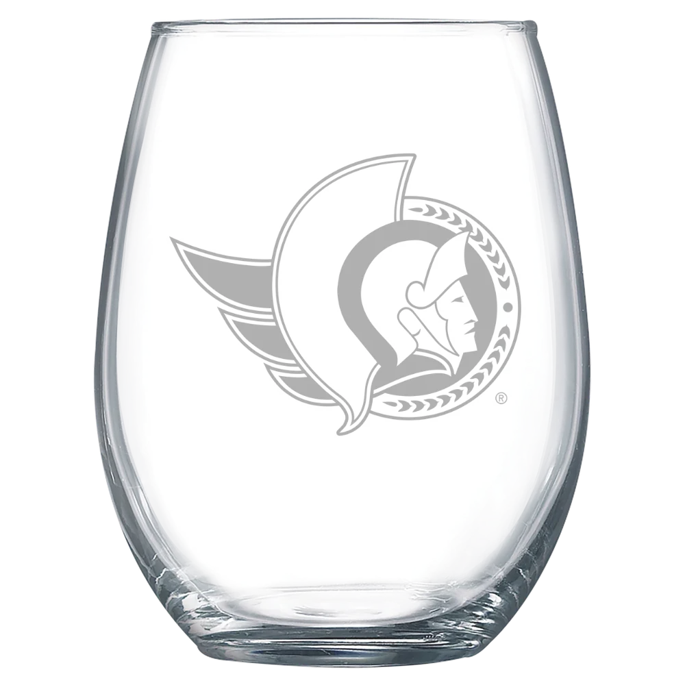 Ottawa Senators Polar Camel 15 oz. Stemless Wine Glass