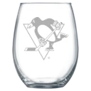 Pittsburgh Penguins Polar Camel 15 oz. Stemless Wine Glass