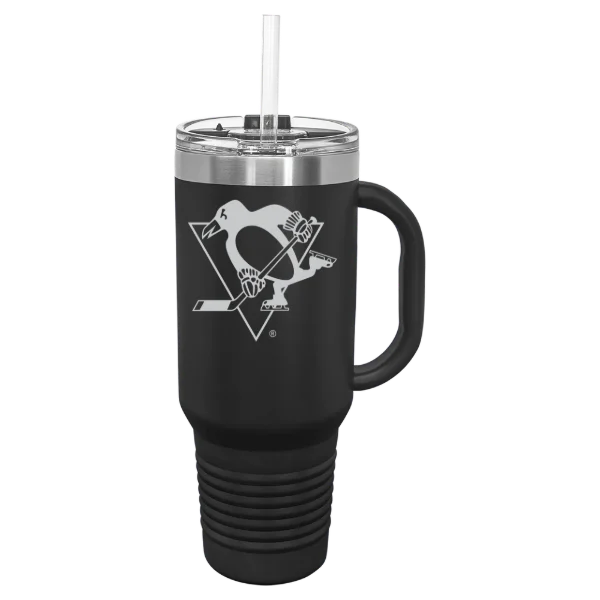 Pittsburgh Penguins Polar Camel 40 oz. Travel Mug with Snap Lid & Straw