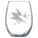 San Jose Sharks Polar Camel 15 oz. Stemless Wine Glass