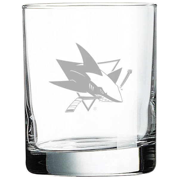 San Jose Sharks Polar Camel 10 1/2 oz. On The Rocks Glass