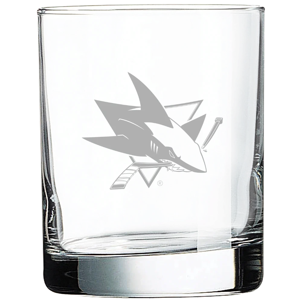 San Jose Sharks Polar Camel 10 1/2 oz. On The Rocks Glass