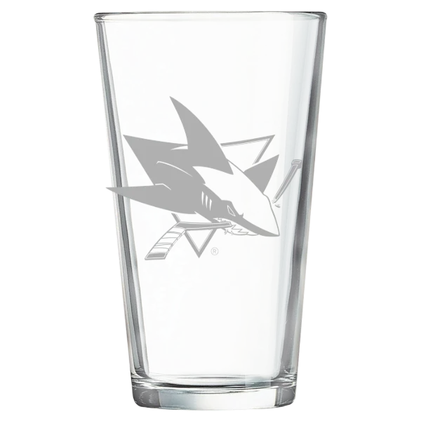 San Jose Sharks Polar Camel 16 oz. Pint Mixing Glass