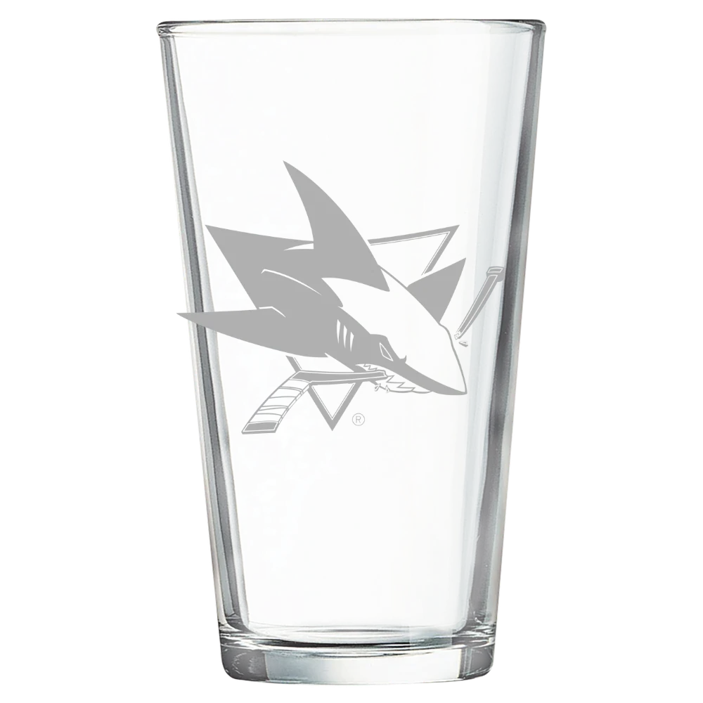 San Jose Sharks Polar Camel 16 oz. Pint Mixing Glass