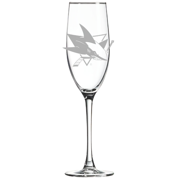 San Jose Sharks Polar Camel 8 oz. Champagne Flute