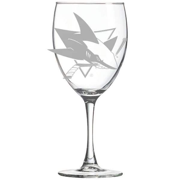 San Jose Sharks Polar Camel 10 1/2 oz. Wine Glass