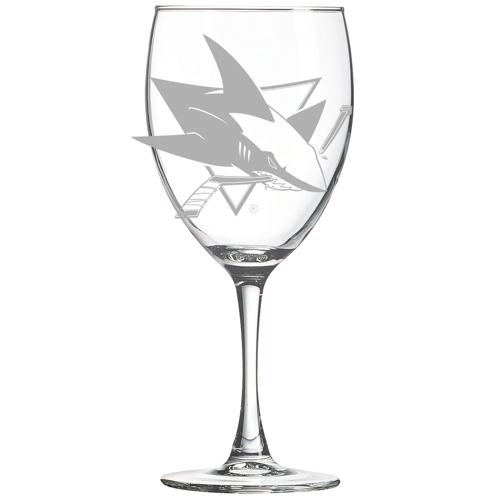 San Jose Sharks Polar Camel 10 1/2 oz. Wine Glass