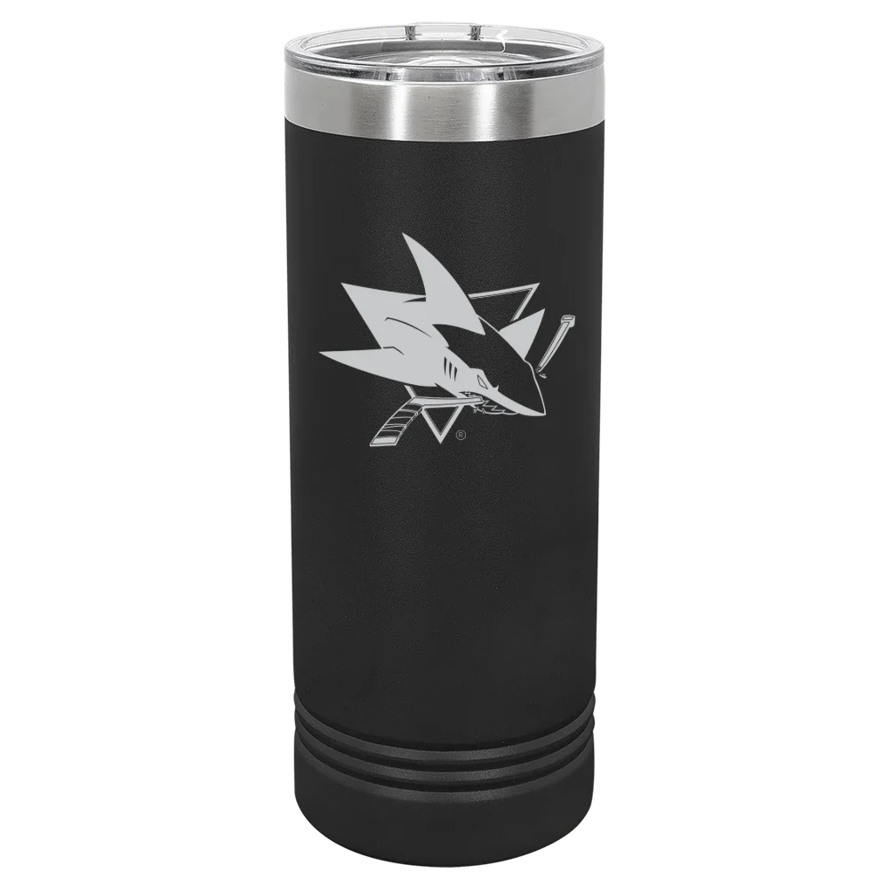 San Jose Sharks Polar Camel 22 oz. Skinny Tumbler with Slider Lid