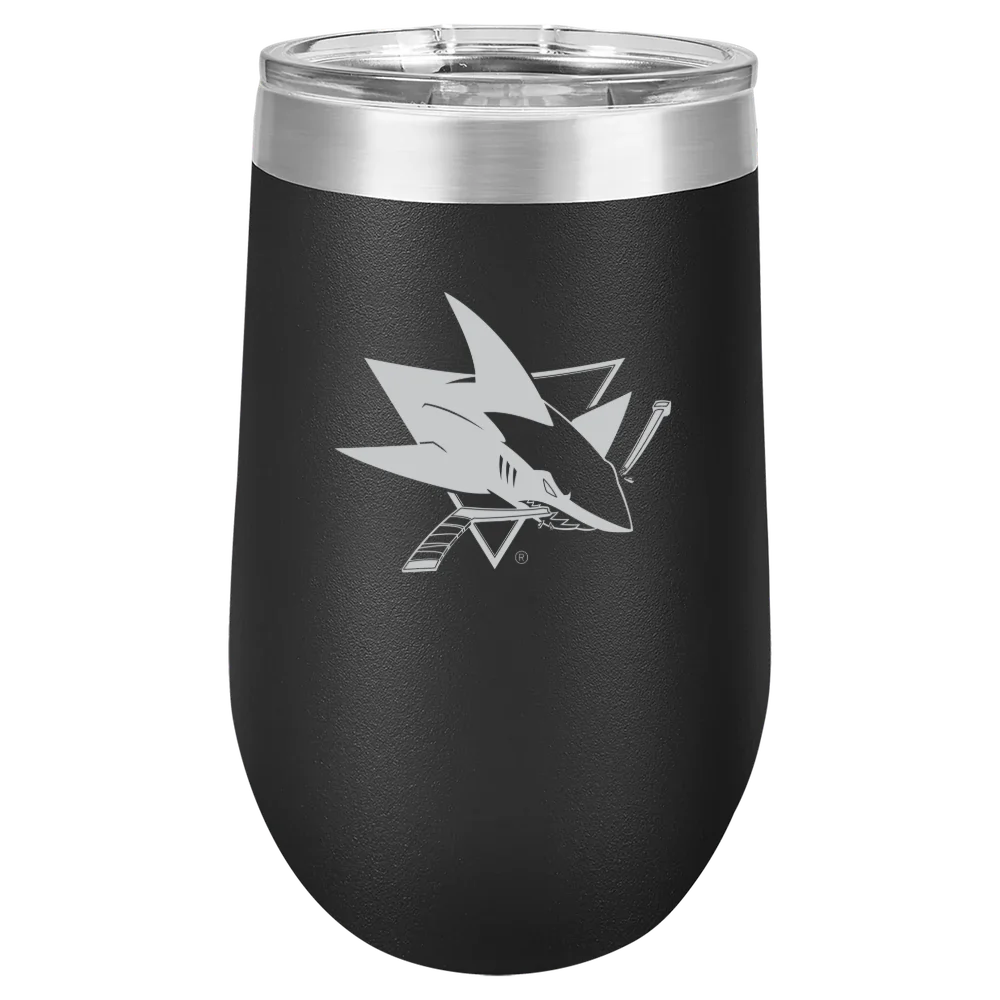 San Jose Sharks Polar Camel 16 oz. Stemless Wine Tumbler