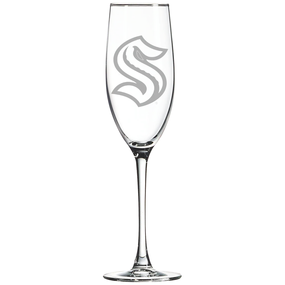 Seattle Kraken Polar Camel 8 oz. Champagne Flute