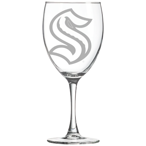 Seattle Kraken Polar Camel 10 1/2 oz. Wine Glass