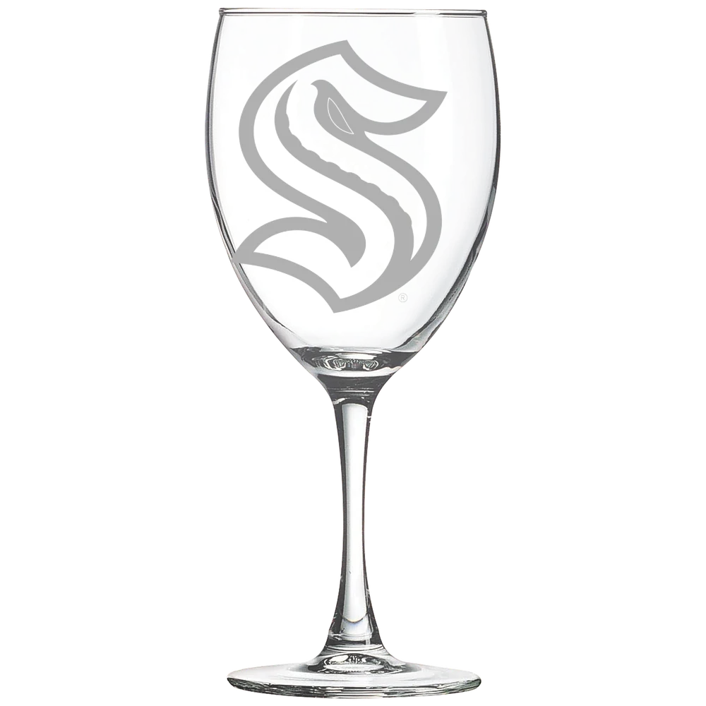 Seattle Kraken Polar Camel 10 1/2 oz. Wine Glass