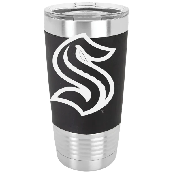 Seattle Kraken Polar Camel 20 oz. Silicone Grip Tumbler with Standard Lid