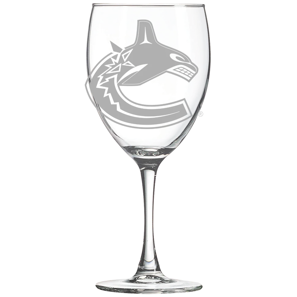 Vancouver Canucks Polar Camel 10 1/2 oz. Wine Glass