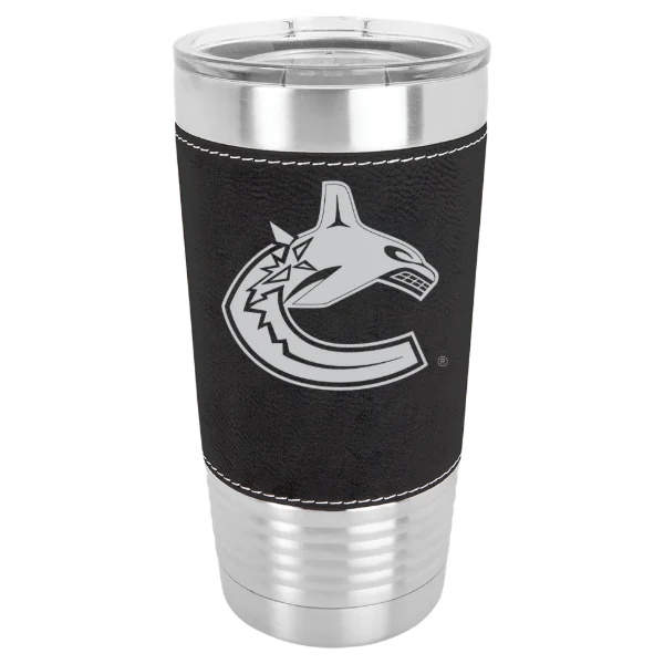 Vancouver Canucks Polar Camel 20 oz. Leatherette Grip Tumbler with Standard Lid